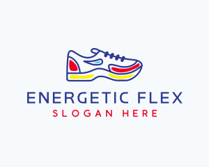 Running Jogging Shoes logo design