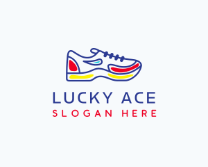 Running Jogging Shoes logo design