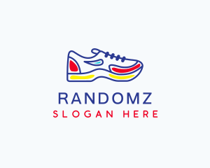 Running Jogging Shoes logo design