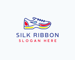 Running Jogging Shoes logo design