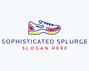 Running Jogging Shoes logo design