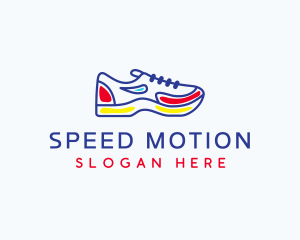 Running Jogging Shoes logo design