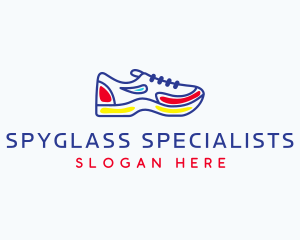 Running Jogging Shoes logo design