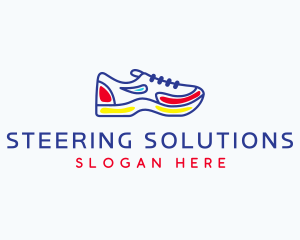 Running Jogging Shoes logo design