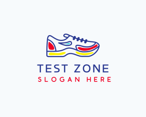 Running Jogging Shoes logo design