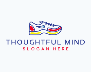 Running Jogging Shoes logo design