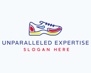 Running Jogging Shoes logo design