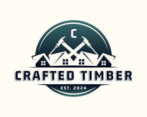 Carpentry Hammer Joinery logo design