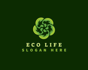 People Community Eco logo design