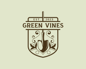 Gardening Shovel Vines logo