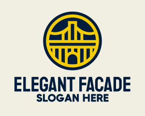 Minimalist Fort Facade logo