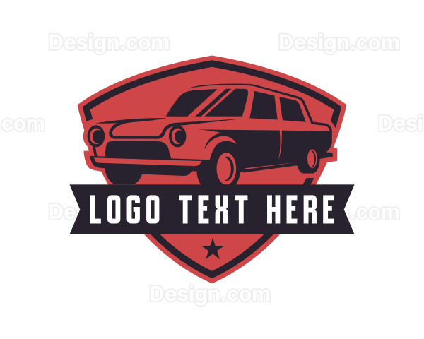 Retro Car Automotive Logo