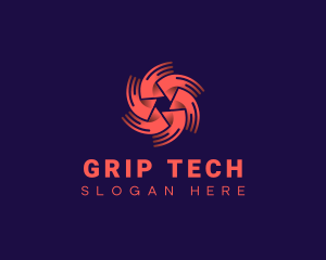 Tech Spiral Digital logo design