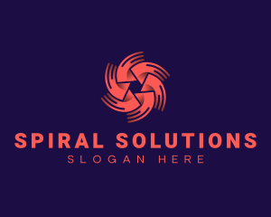 Tech Spiral Digital logo design