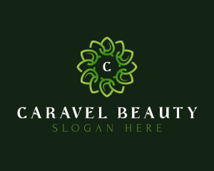 Nature Leaves Spa logo design