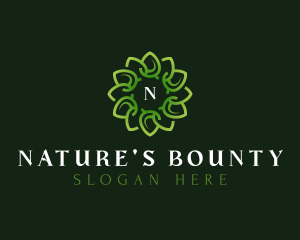 Nature Leaves Spa logo design