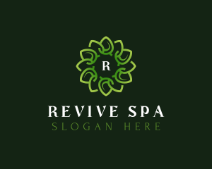 Nature Leaves Spa logo design