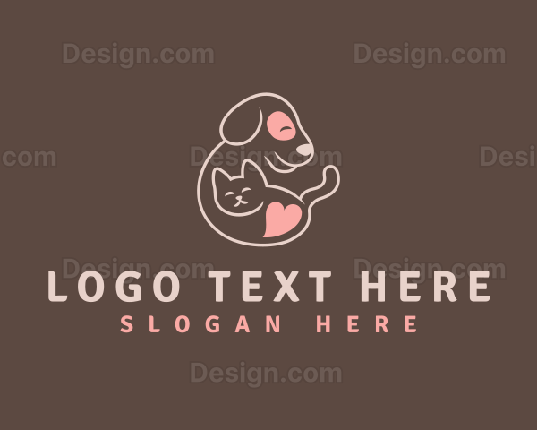 Pet Cat Dog Logo