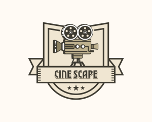 Roll Film Cinema logo design