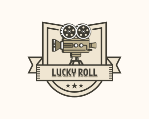 Roll Film Cinema logo design