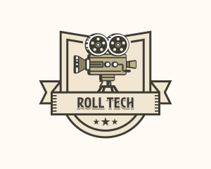 Roll Film Cinema logo design