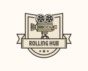 Roll Film Cinema logo design