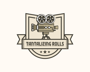 Roll Film Cinema logo design