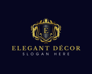 Elegant Crown Deluxe logo design