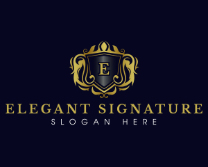 Elegant Crown Deluxe logo design