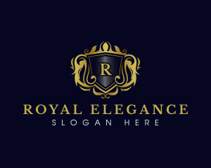 Elegant Crown Deluxe logo design