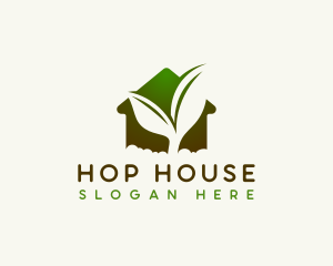 Landscaping Plant House logo design