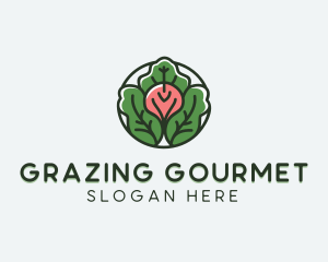 Radish Vegan Dining logo design