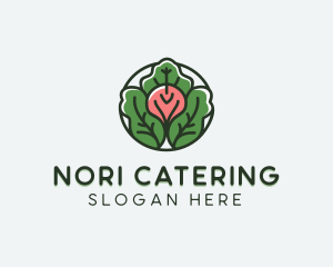 Radish Vegan Dining logo design