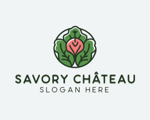 Radish Vegan Dining logo design