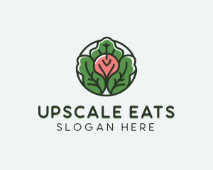 Radish Vegan Dining logo design