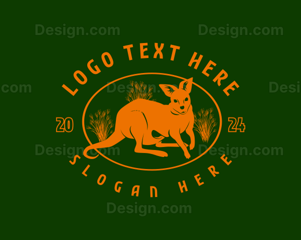 Wildlife Wallaby Kangaroo Logo