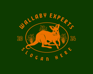 Wildlife Wallaby Kangaroo logo