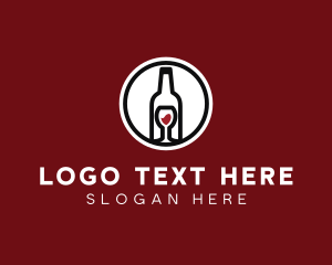 Wine Glass Bottle logo