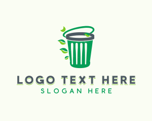 Eco Garbage Trash Bin logo