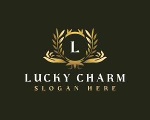 Luxury Hand Wellness logo design