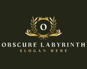 Luxury Hand Wellness logo design