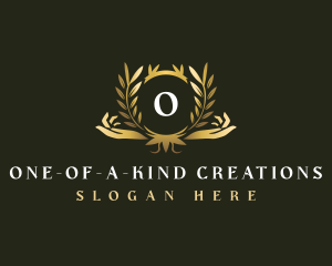 Luxury Hand Wellness logo design