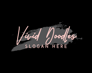 Signature Cursive Wordmark logo design