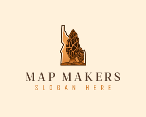 Idaho Morel Mushroom logo design