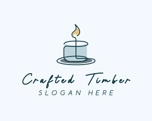 Candle Wellness Wax logo design