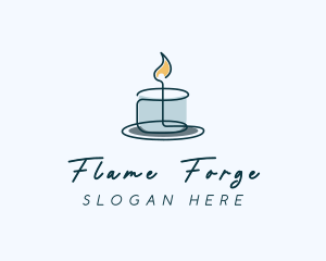 Candle Wellness Wax logo design