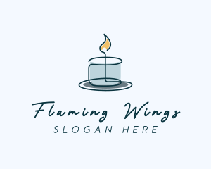 Candle Wellness Wax logo design