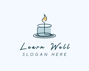 Candle Wellness Wax logo design