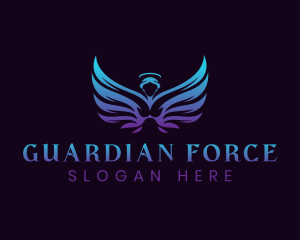 Guardian Angel Wings logo design