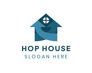 Arrow House Structure logo design